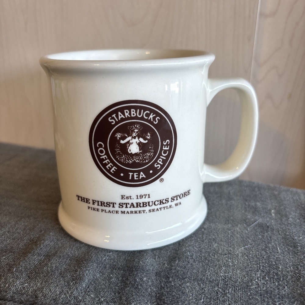 Starbucks Pike Place Market the First Store Ceramil Coffee Mug made in the USA